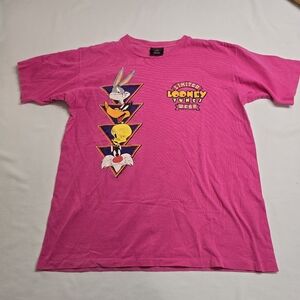 Vintage 90's Looney Tunes Bugs Bunny Garment Graphics M Tshirt